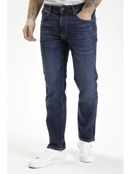 SPODNIE Cross Jeans GREG REGULAR FIT jeansy męskie zwężane rozmiar 34/32