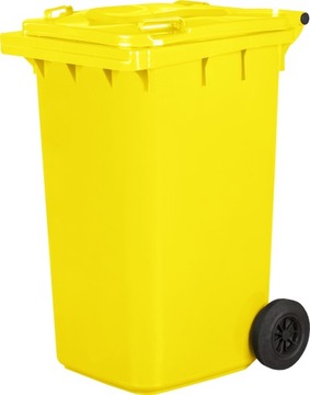 Контейнер для мусора 240л желтый зеленый синий