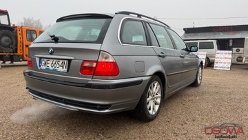 BMW Seria 3 E46 Touring 320 d 150KM 2004 BMW Seria 3 2.0d 150 KM automat skory bi xenon Czarny sufit stan tech per, zdjęcie 12