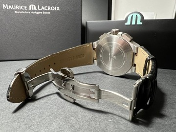 Maurice Lacroix AIKON Chronograph zegarek męski 44mm AI1018-SS001-330-2