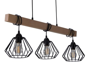 LAMPA WISZĄCA SUFITOWA ŻYRANDOL 015-3 LED LOFT SALON STÓŁ POKÓJ SYPIALNIA