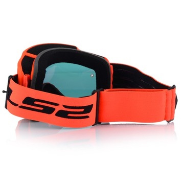 МОТОЦИКЛОВЫЕ ОЧКИ LS2 ЗАРЯДНОЕ УСТРОЙСТВО ОРАНЖЕВЫЕ + 2x ЗАЩИТА ДЛЯ ЗЕРКАЛЬНЫХ СТЕКЛОВ 2 шт.