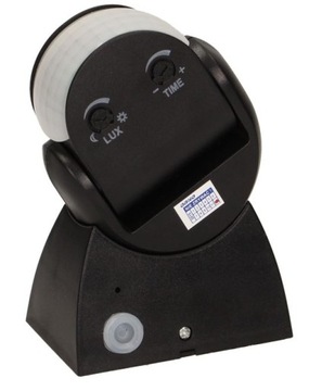 Czujnik ruchu i zmierzchu CR-236 180' IP65 czarny