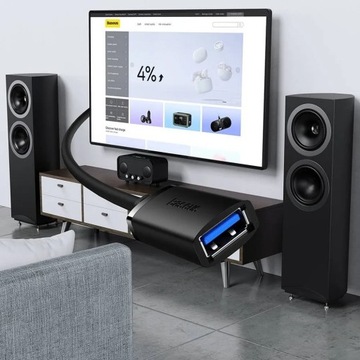 Удлинительный кабель BASEUS USB 3.0 5 м AirJoy Series черный B00631103111-05