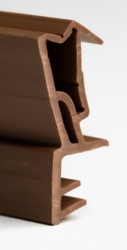 НАРУЖНЫЙ УПЛОТНИТЕЛЬ ДЕРЕВЯННОЙ ДВЕРИ, СВЕТЛО-КОРИЧНЕВЫЙ 5