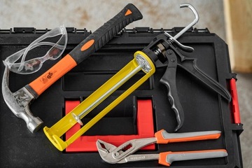 Выдавливатель для силиконовых картриджей с клеем Solid Gun 18:1 Bauhus