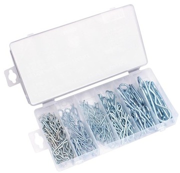 ZAWLECZKI ROLNICZE SPRĘŻYNOWE ZESTAW 150 ELEMENTÓW