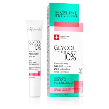 Eveline Cosmetics Glycol Therapy kwasowa kuracja peelingująca 10% 20ml P1