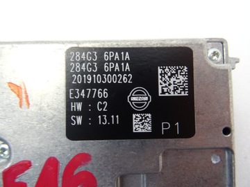 JUKE II F16 1.0 DIG-T KAMERA ČELNÍ OKNO PŘEDNÍ ASISTENT PÁSY 284G36PA1A