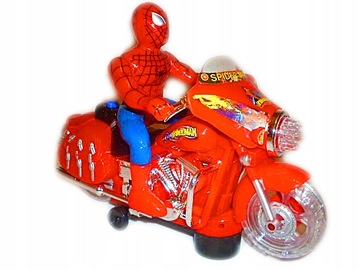 duży Spiderman Motor Ścigacz Max Funkcji jeżdżący