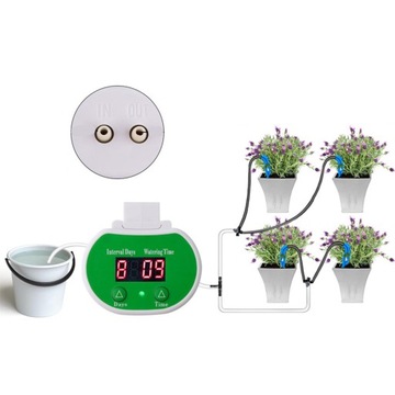 AUTOMATYCZNY SYSTEM NAWADNIANIA ROŚLIN DONICZEK BALKON NA 8 ROŚLIN