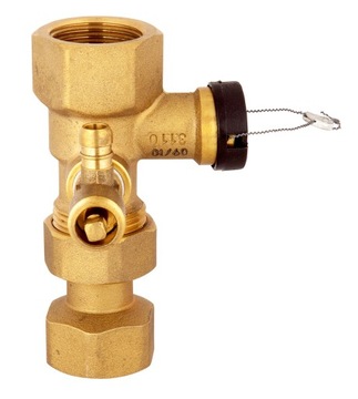 SZYBKOZŁĄCZE ASK NACZYNIA PRZEPONOWEGO AFRISO 3/4 CALA ZAWÓR REWIZYJNY