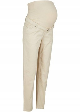 48 Bonprix _SM SPODNIE CIĄŻOWE BEŻOWE