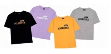 koszulka T-shirt UNISEX KUBOTA CZARNY rozmiar M