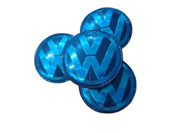 Dekielki do VW 56 mm Black - Silver