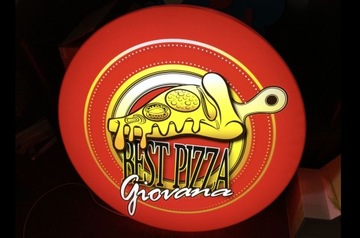 Kaseton reklamowy LED okrągły z plexi GRAFIKA 100