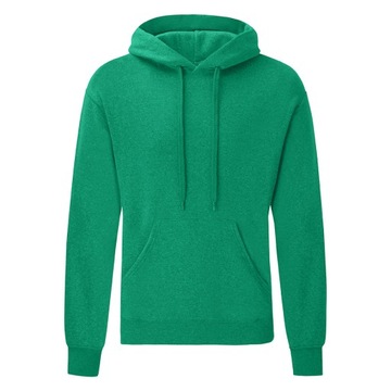 Bluza z kapturem Fruit of the Loom Hooded Sweat Zielony r.M