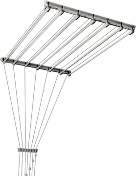 FAMILIA - Suszarka sufitowa - na pranie - łazienkowa - 7 prętów x 170 cm
