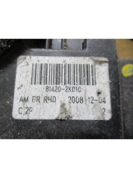 81420-2K010 KIA SOUL I 1 ZÁMEK DVEŘE PRAVÝ ZADNÍ
