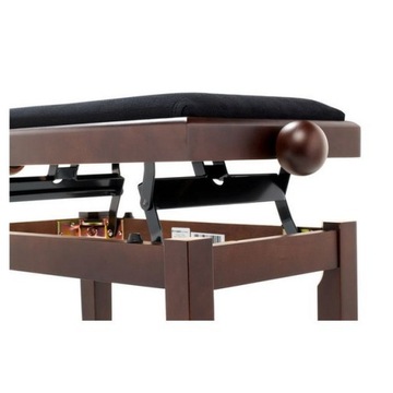 Регулируемая табуретка для фортепиано Thomann KB-15WNDM орех матовый