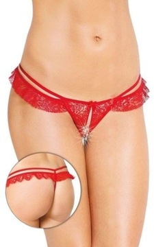 Stringi Damskie Z Rozcięciem SoftLine 2452 M/L