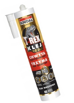 Soudal T-REX GOLD Uniwersalny Klej Do Wszystkiego Chwyta Natychmiast 290ml