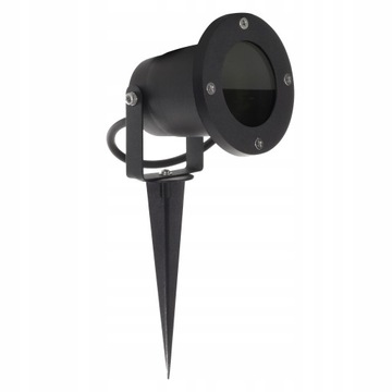 REFLEKTOR OGRODOWY DO OŚWIETLANIA DRZEW LAMPA WBIJANA GRUNTOWA CZARNA 230V