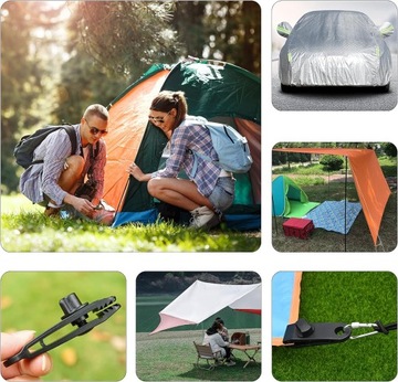 10 ШТ. ЗАЖИМЫ ДЛЯ БРЕЗЕНТА ПРОЧНЫЕ ЗАЖИМЫ ДЛЯ БРЕЗЕНТА, КРЕПЛЕНИЕ ПАЛАТКИ