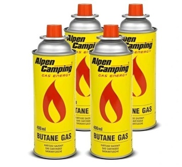 ГАЗОВАЯ ГОРЕЛКА С АВТОЗАЖИГАНИЕМ ЛУЛАМПА ДЛЯ ГАЗОВЫХ КАРТРИДЖЕЙ ОРАНЖЕВЫЙ + 4 газа