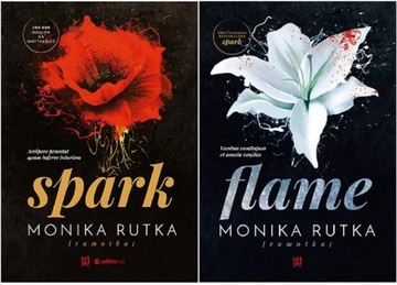 THE CHAIN tom 1+2 SPARK + FLAME Monika Rutka zesta