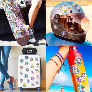 200x НАКЛЕЙКИ «ЕДИНОРОГ» НАКЛЕЙКИ «ЕДИНОРОГ» НАКЛЕЙКА МИКС ВОДОНЕПРОНИЦАЕМЫЙ «ЕДИНОРОГ»