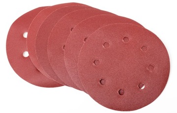 PAPIER ŚCIERNY KRĄŻEK DO SZLIFIERKI OSCYLACYJNEJ OBROTOWEJ RZEP 190mm P 240