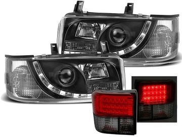 ФАРЫ + ЗАДНИЕ СВЕТОДИОДЫ VW T4 С 1990 ПО 2003 Г.В. ДНЕВНОЙ СВЕТ ЗАДНИЙ СВЕТОДИОД