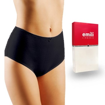 Трусики женские EMILI Panties Crema черные XL