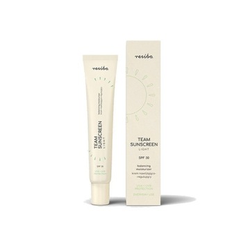 Resibo Team Sunscreen LIGHT - Krem nawilżająco-regulujący SPF30 40ml