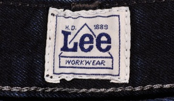 LEE spodnie HIGH navy wide CARPENTER W28 L33