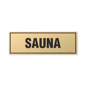 Tabliczka złota z taśmą OPZ-75 - SAUNA