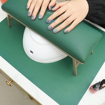 Подлокотник для ногтей Удобный столик Подушечка для рук Премиум Маникюр Светло-серый