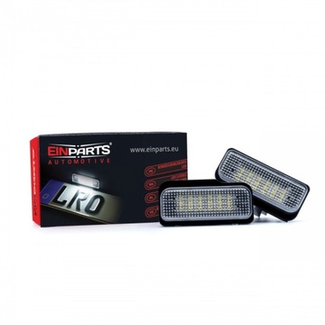 LAMPY TABULKY SPZ LED MERCEDES W203 W211 W219 R171 6000K BÍLÉ