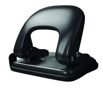 DZIURKACZ METALOWY CZARNY 25 kartek GD009-AV