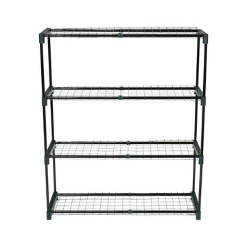 Подставка для цветов садовая полка 90x30x108 - GRO - Подставка для растений 4 полки