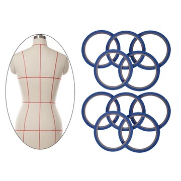 10 рулонов сетчатого малярного скотча.