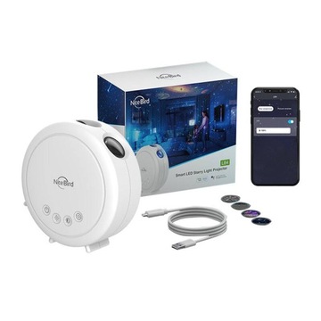 INTELIGENTNY PROJEKTOR GWIAZD NITEBIRD LB4 TUYA WI-FI KONTROLA Z APLIKACJA