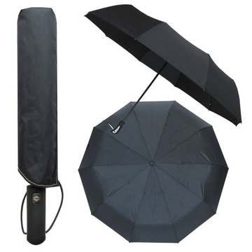 DUŻY SKŁADANY PARASOL XXXL 140 cm BARDZO MOCNY