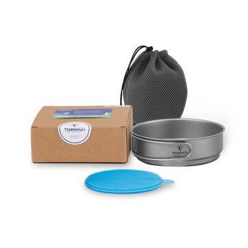 Tytan TOMSHOO 350ml tytanowa patelnia Ultralight C