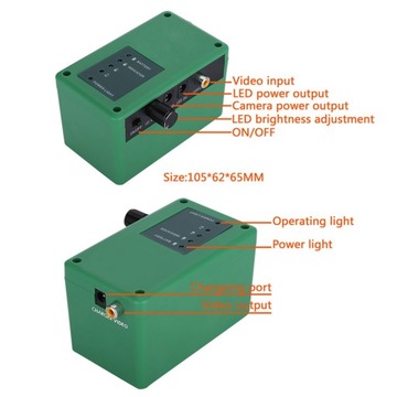 7-дюймовая камера для подводной рыбалки DVR 30M HD