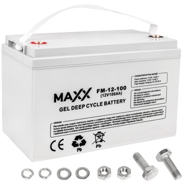 AKUMULATOR BEZOBSŁUGOWY AGM DO UPS 12V 100Ah