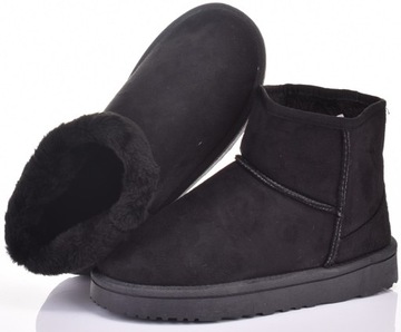 МОДНЫЕ ЖЕНСКИЕ ЗАМШЕВЫЕ БОТИНКИ С МЕХОМ ТЕПЛЫЕ СЛИПОНЫ НА ОСЕНЬ-ЗИМУ