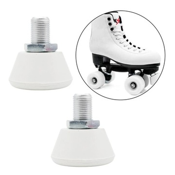 2 шт., сменная вилка премиум-класса с защитой от роликов, белая