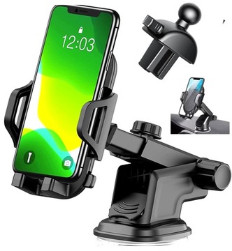 UCHWYT NA TELEFON DO SAMOCHODU SZYBA KOKPIT KRATKA Uchwyt na TEL Samochodow
